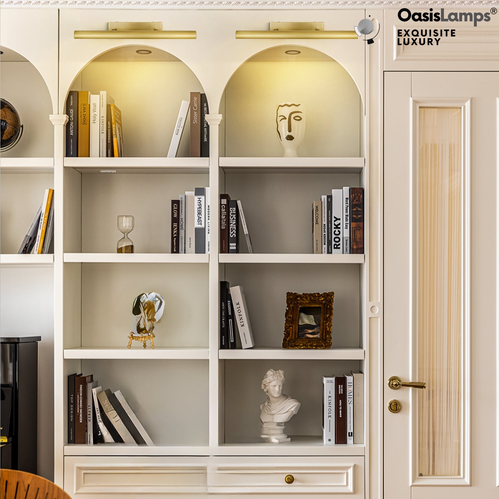 ArtGlow Picture Light Wall Sconce 18" 24" 30"W#Color_Brass,size_30"