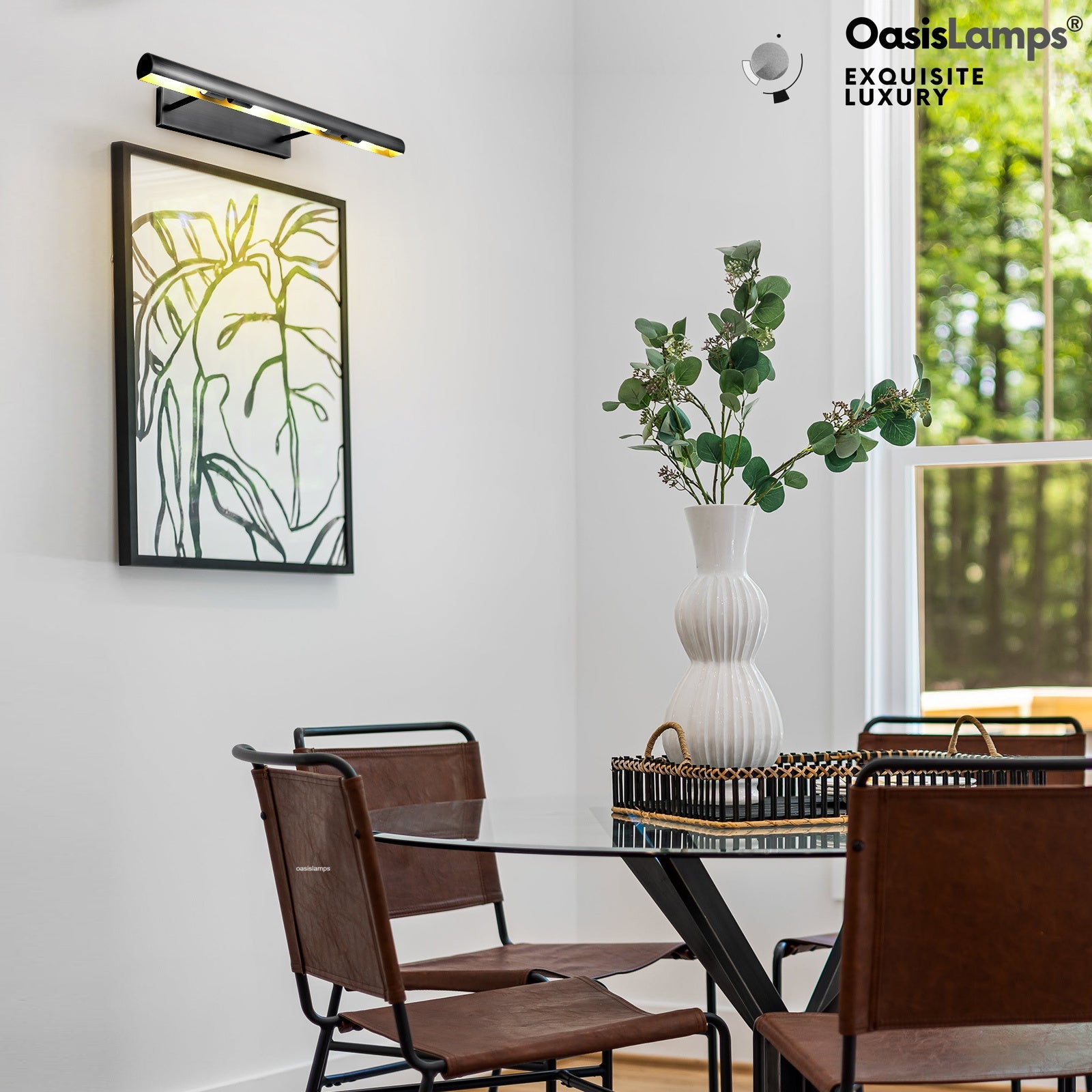 ArtGlow Picture Light Wall Sconce 18" 24" 30"W#Color_Black,size_24"