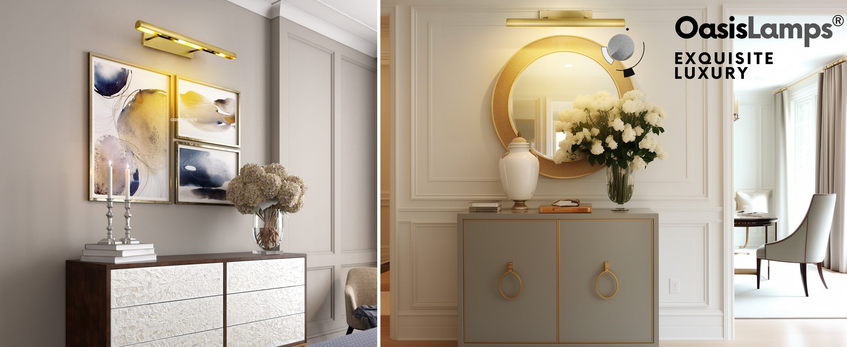 ArtGlow Picture Light Wall Sconce 18" 24" 30"W#Color_Brass,size_24"