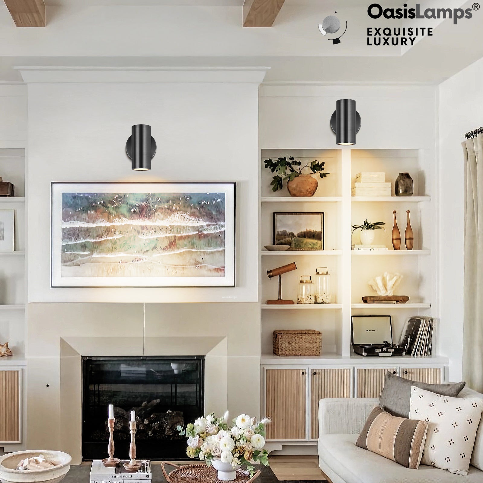 ArtGlow Adjustable Picture Spot Light Wall Sconce#Color_Black