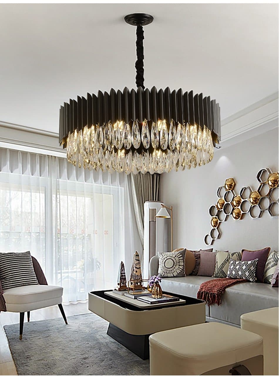 Natasha Latest Design Luxury Black Chandelier