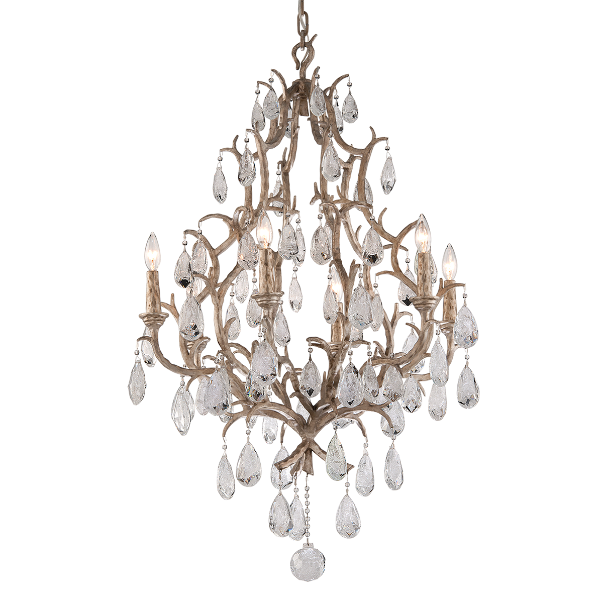 Classical Amadeus Crystal Glass Chandelier [2 Sizes] - Corbett Lighting