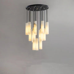 Mont Alabaster Modern Art Round Chandelier