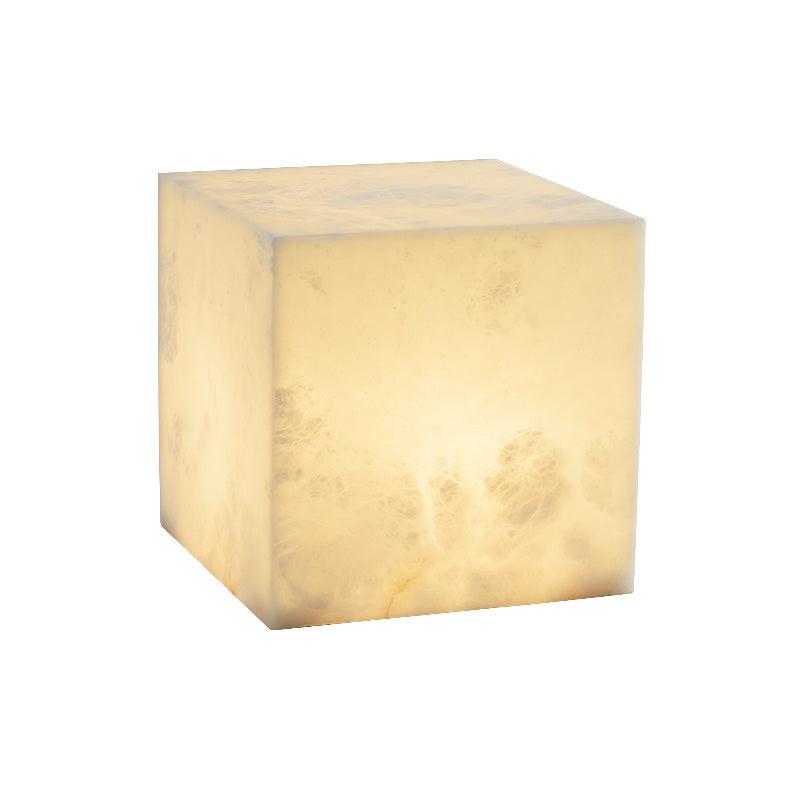 Dave Alabaster Cubic Table Light