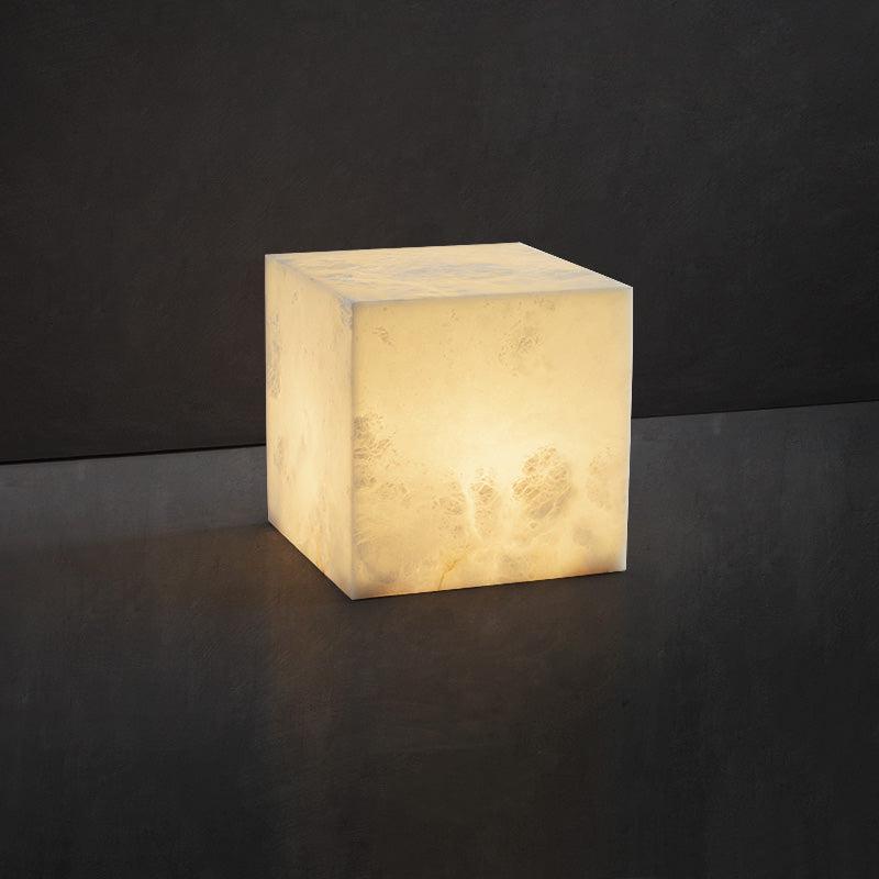 Dave Alabaster Cubic Table Light