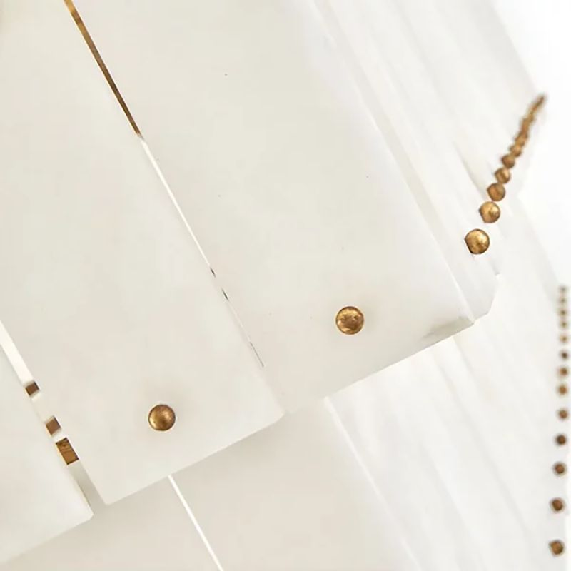 Rancho Alabaster 2-Tier Linear Chandelier