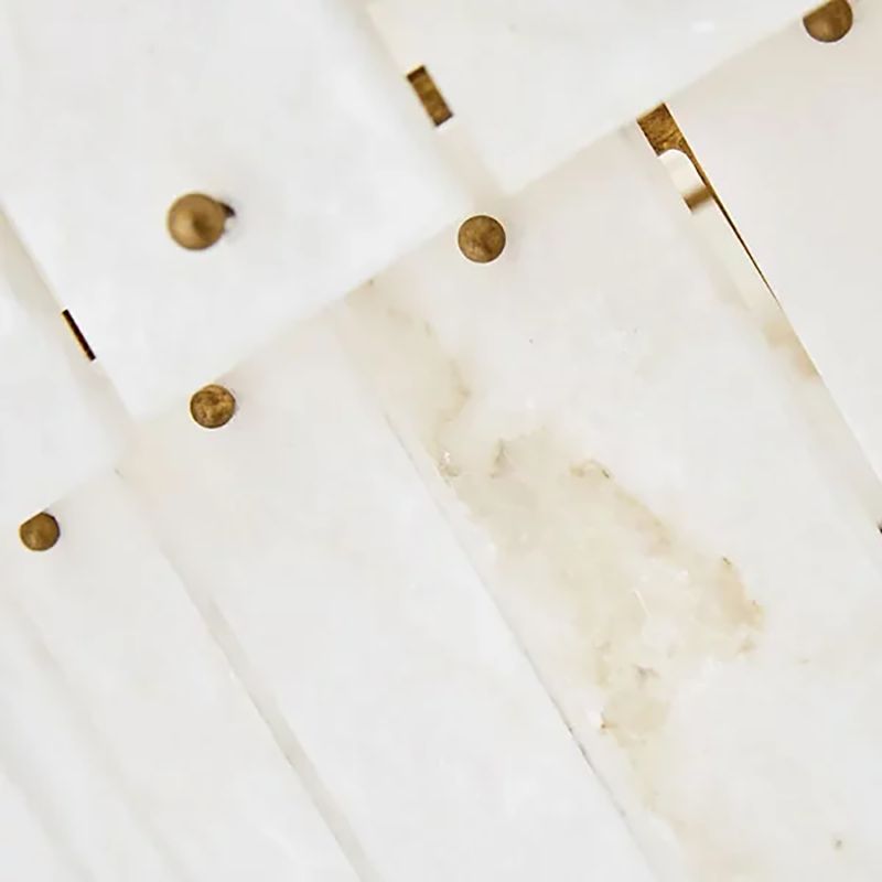 Rancho Alabaster Flake 2-Tier Round Chandelier (Small)