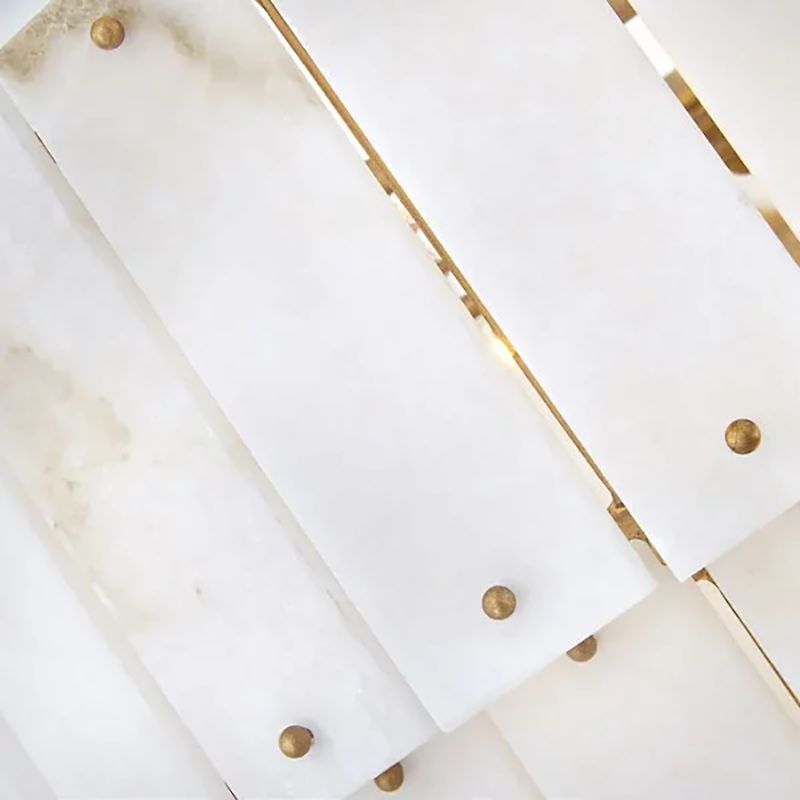 Rancho Alabaster 2-Tier Round Chandelier (Middle)