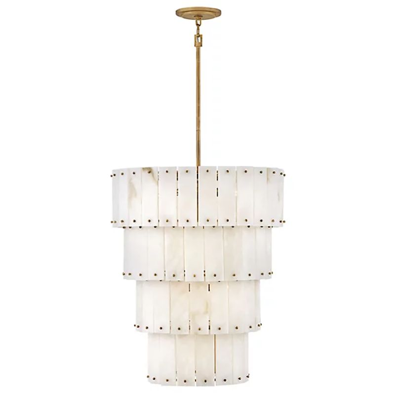 Rancho Alabaster 4-Tier Round Chandelier