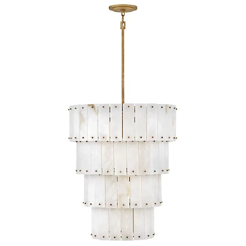 Rancho Alabaster 4-Tier Round Chandelier