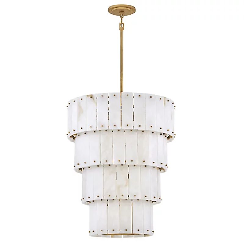 Rancho Alabaster 4-Tier Round Chandelier