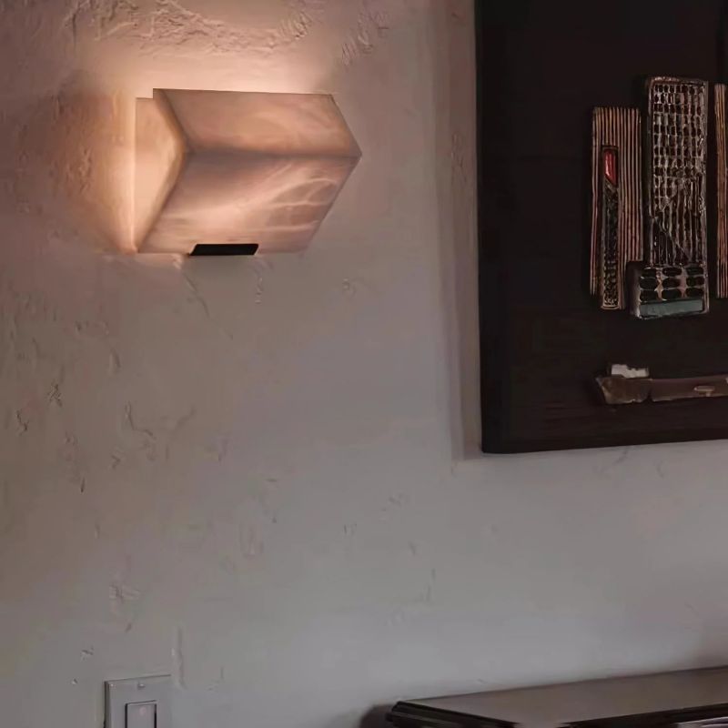 Dadaly Alabaster Staircase Small Art Wall Sconce