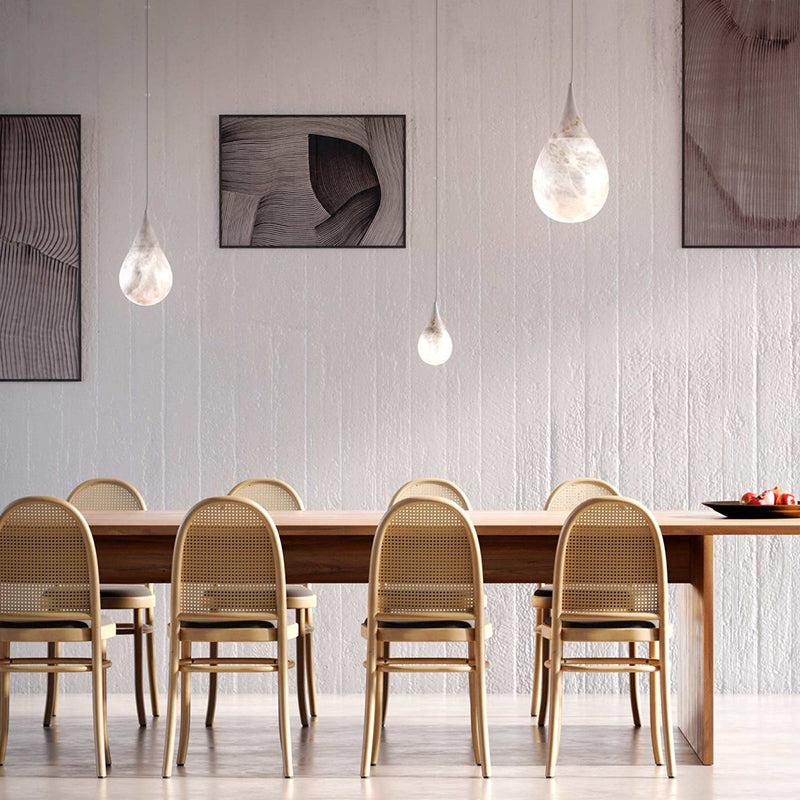 Dadaly Alabaster Teardrop Pendant Light