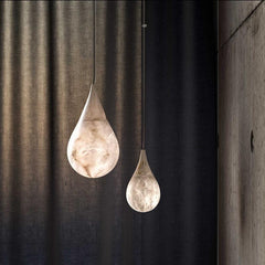 Dadaly Alabaster Teardrop Pendant Light