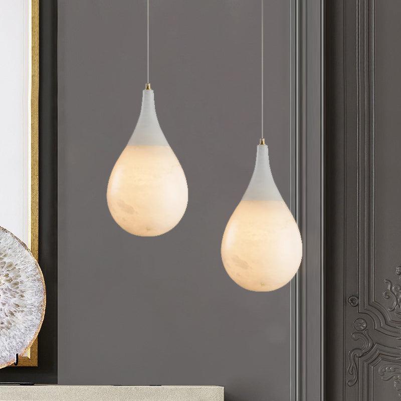 Dadaly Alabaster Teardrop Pendant Light