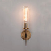 Candles Glass Shade Wall Sconce