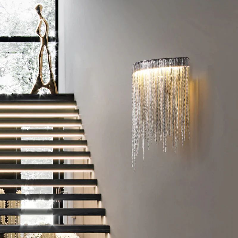 Tassels String Light Wall Sconce