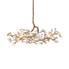 Flora Aosta Branch Glass Flower Chandelier