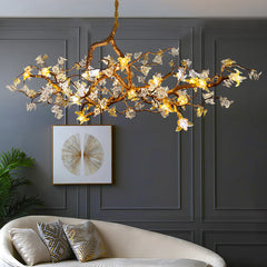 Flora Aosta Branch Glass Flower Chandelier