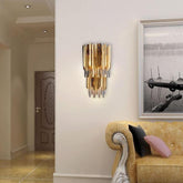 Ayr Gold Plated Crystal Wall Sconce