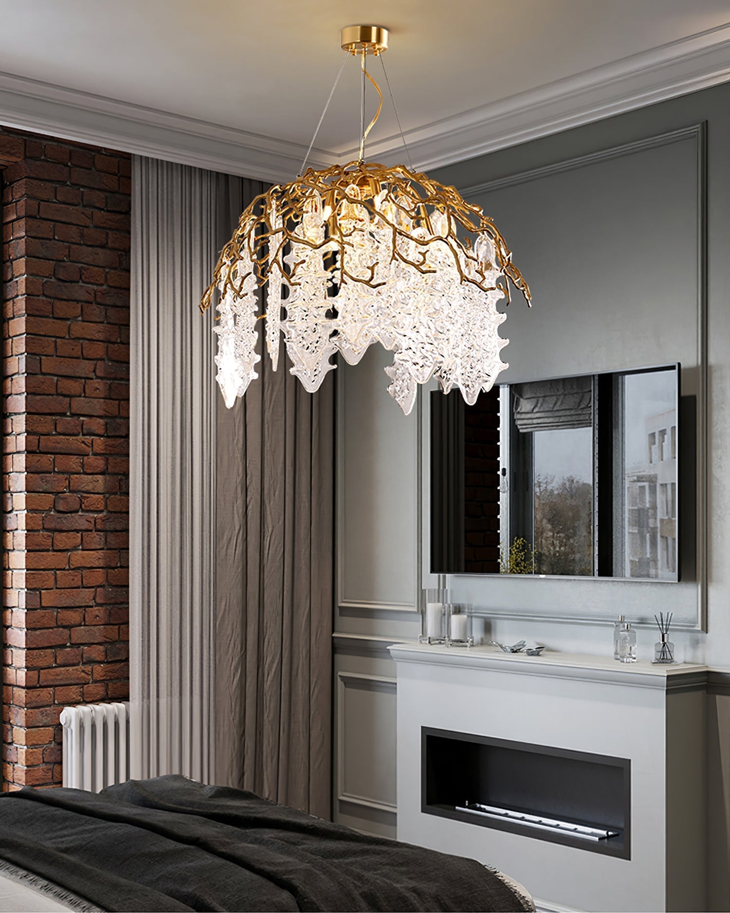 Aqua Dome Chandelier