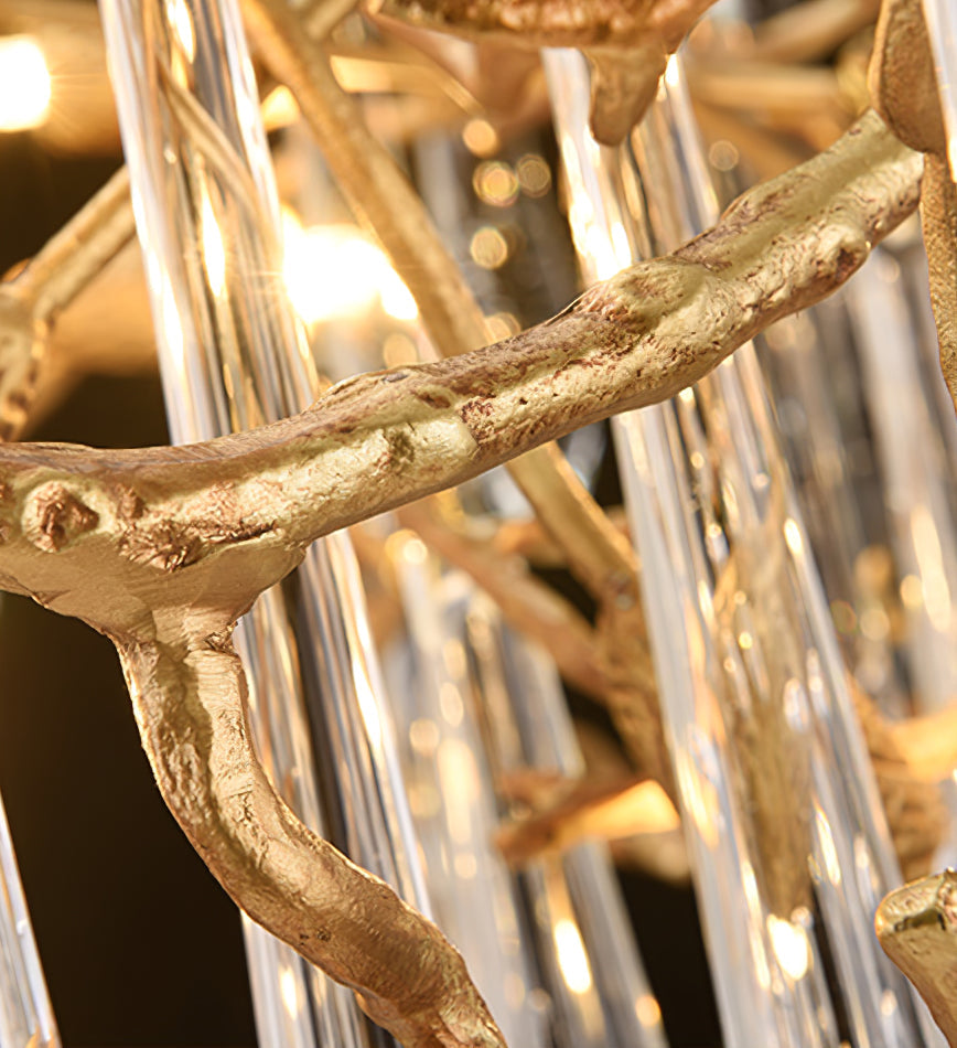 Aqua Parable Chandeliers 39.4" 31.5" 35.4" 39.4"D