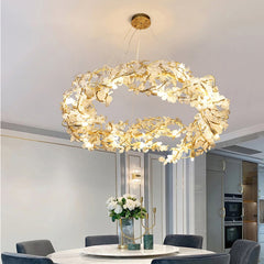 Flora Aurea Chandelier 23.6" 31" 39" 47"D