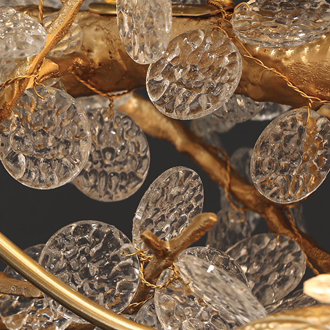 Flora Aurea Chandelier 23.6" 31" 39" 47"D