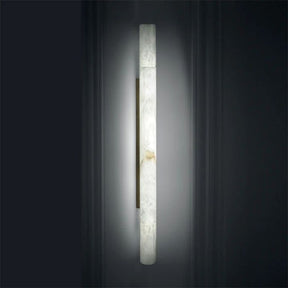 Dina Alabaster Cylindrical Sconce wall mounted wall sconces