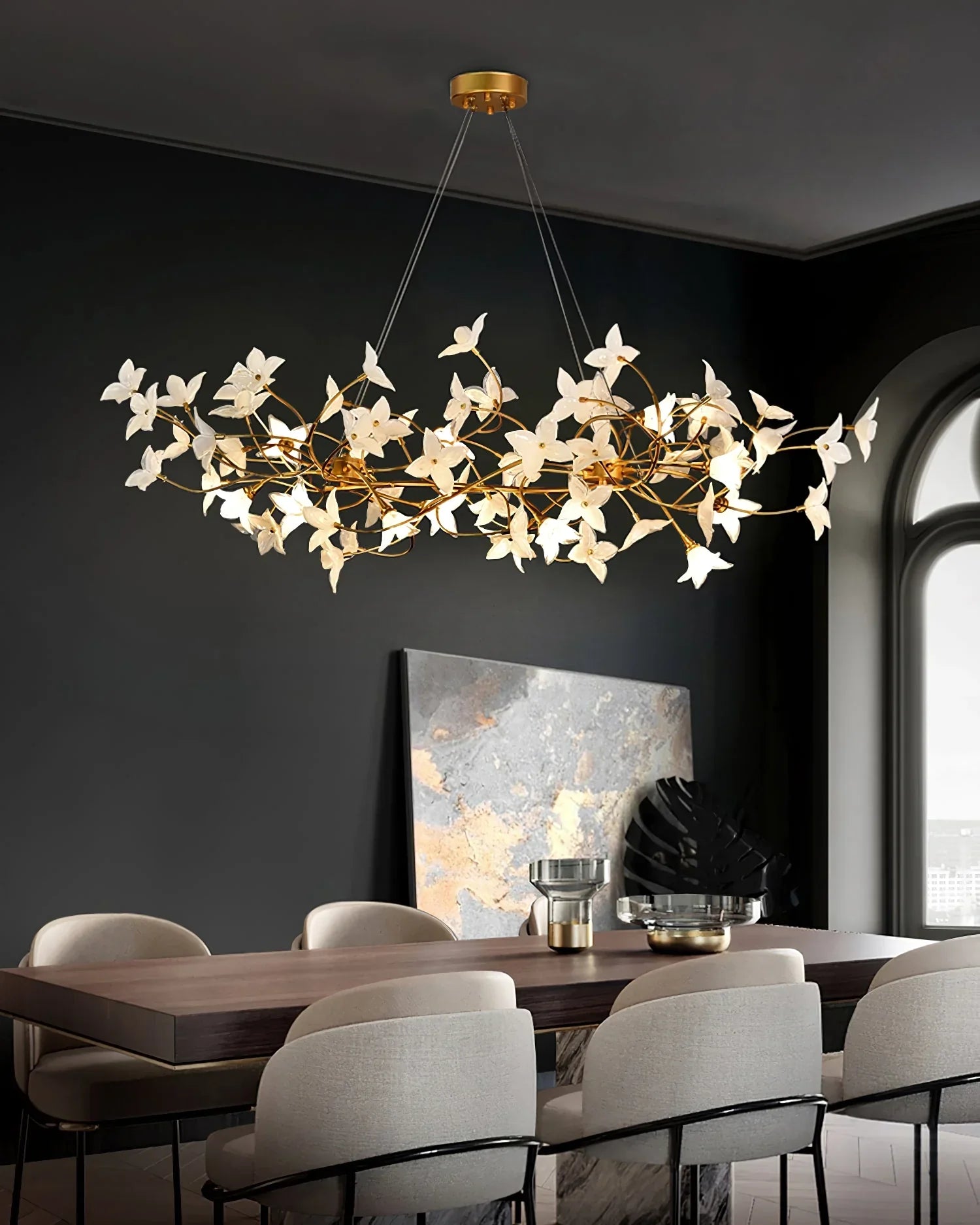 Flora Begonia Chandelier