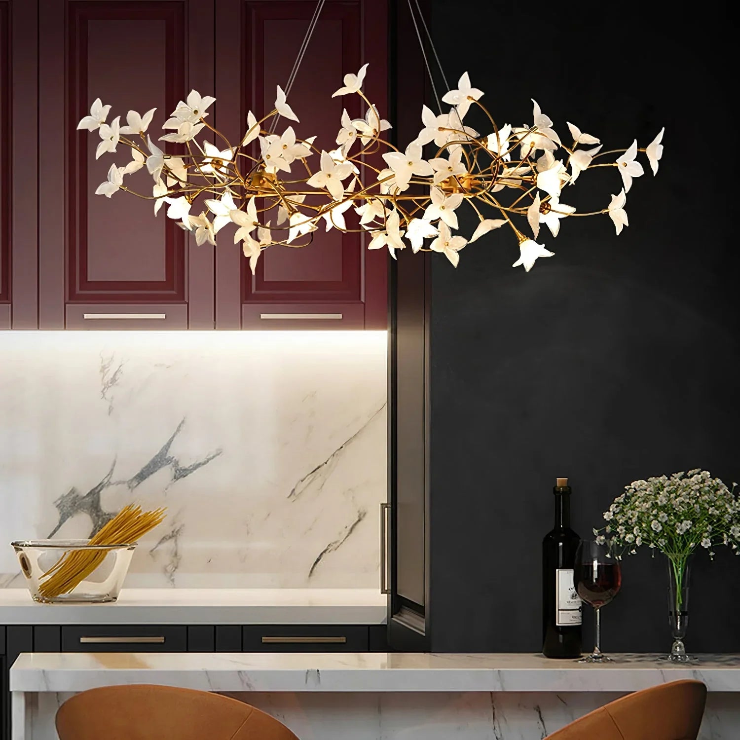 Flora Begonia Chandelier