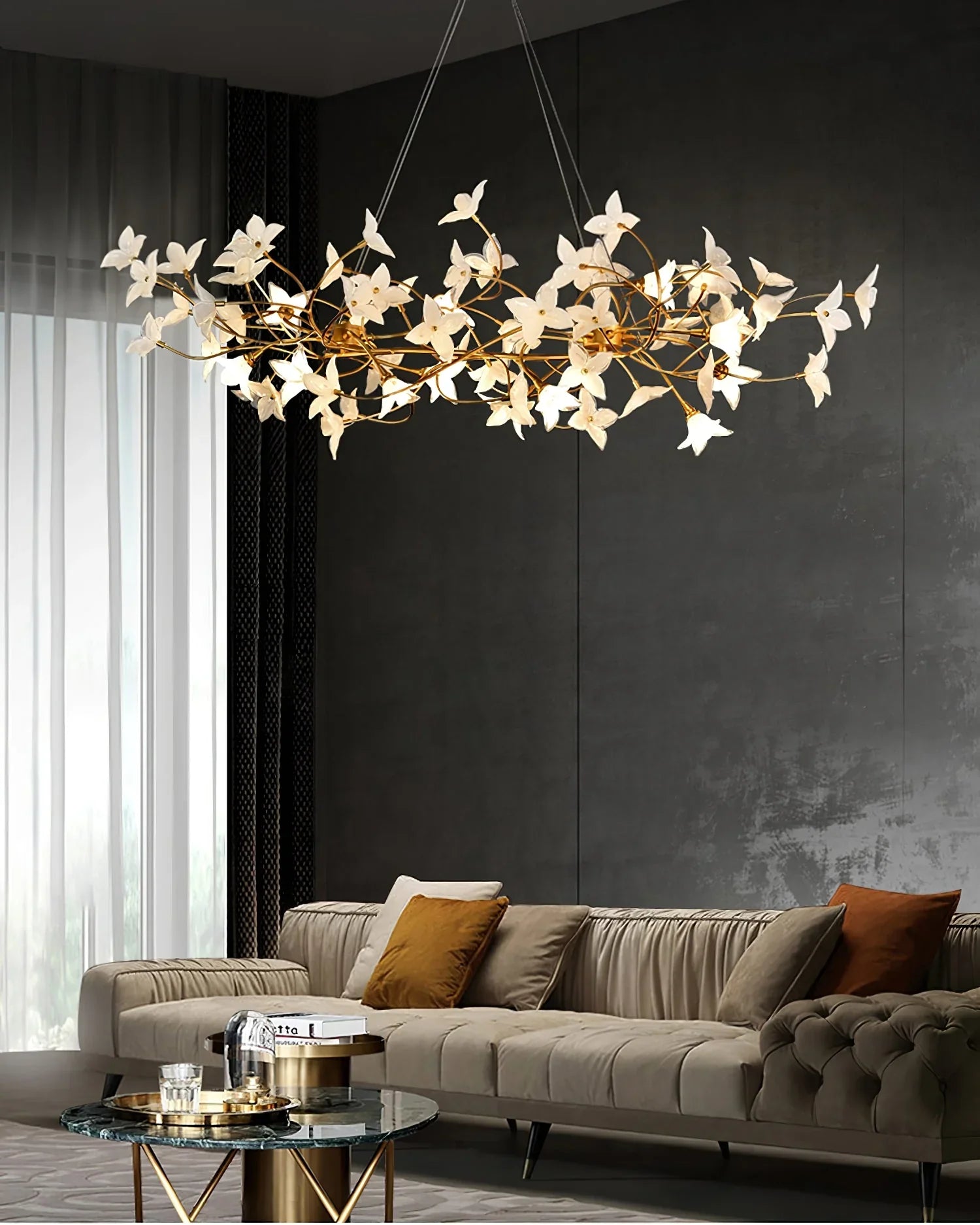 Flora Begonia Chandelier