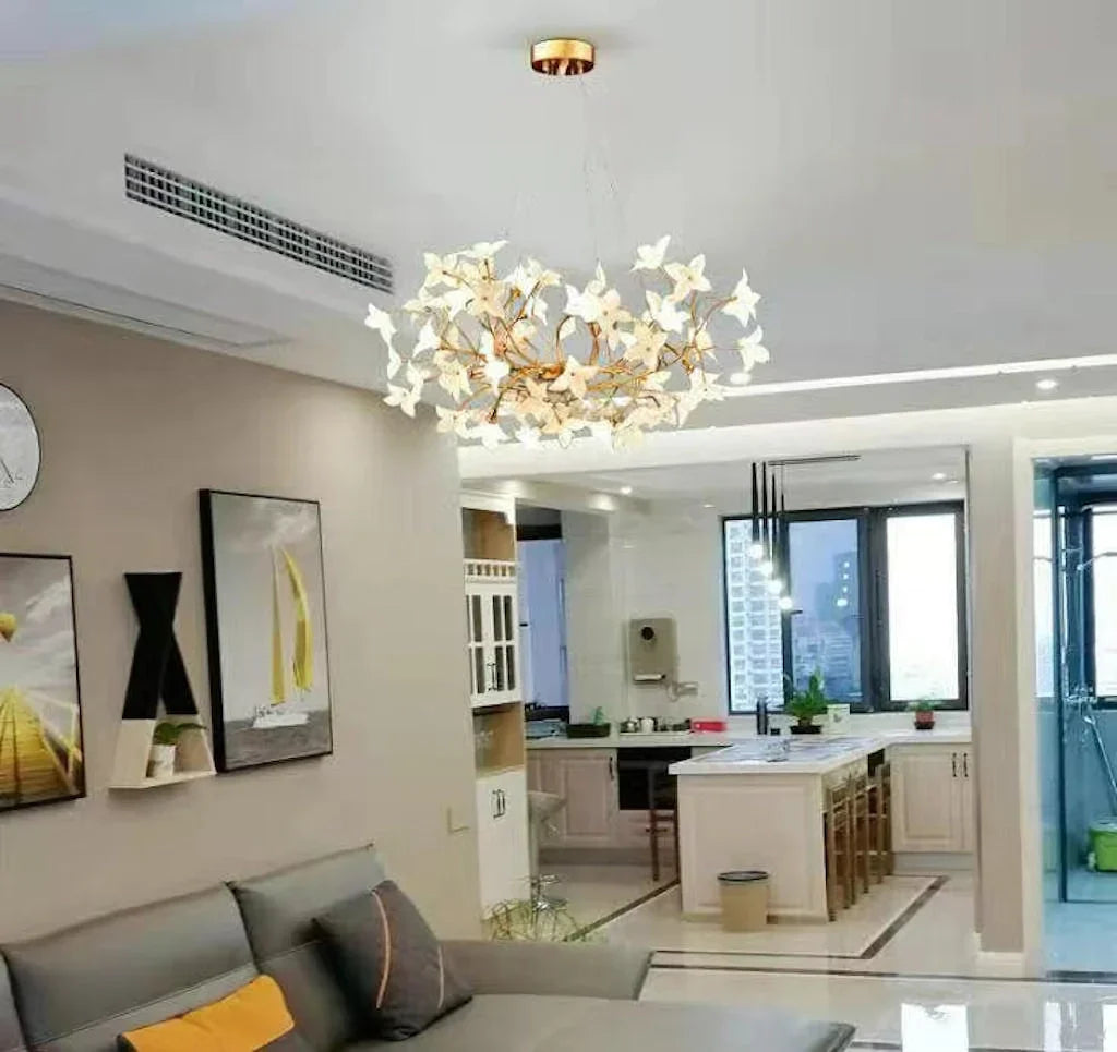 Flora Begonia Chandelier