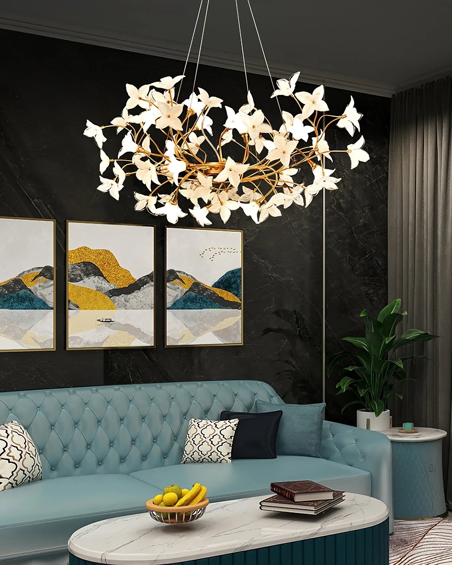 Flora Begonia Chandelier