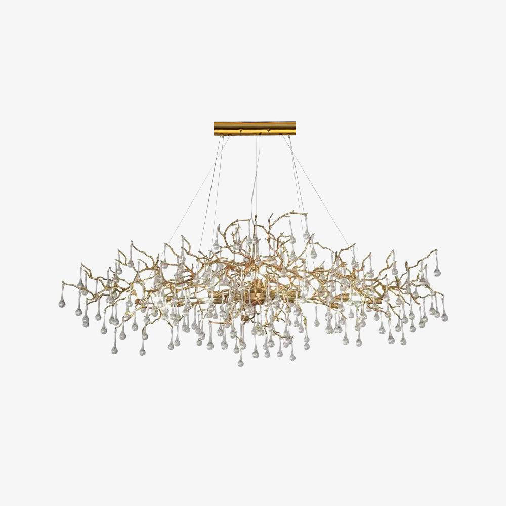 Simsia Tree Branch Bijou Crystal Drop Chandelier 41.3" 47" 59" 70.8" 78.7"L