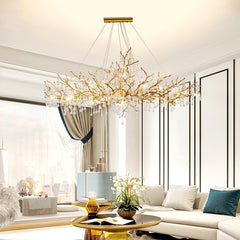 Simsia Tree Branch Bijou Crystal Drop Chandelier 41.3" 47" 59" 70.8" 78.7"L