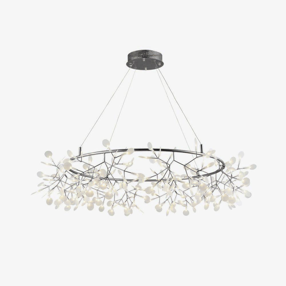 Black Big O Firefly LED Chandelier