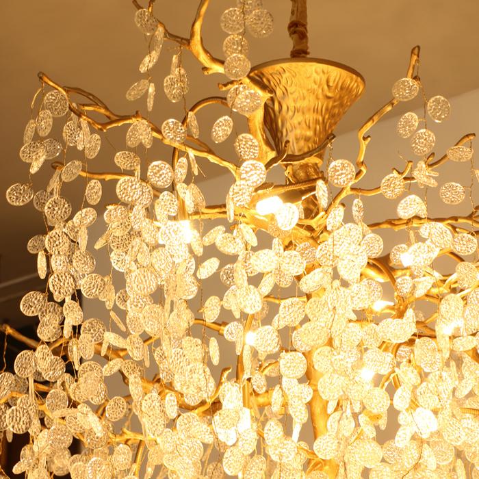 Arianna Blossom Petal Detail Grand Staircase Chandelier