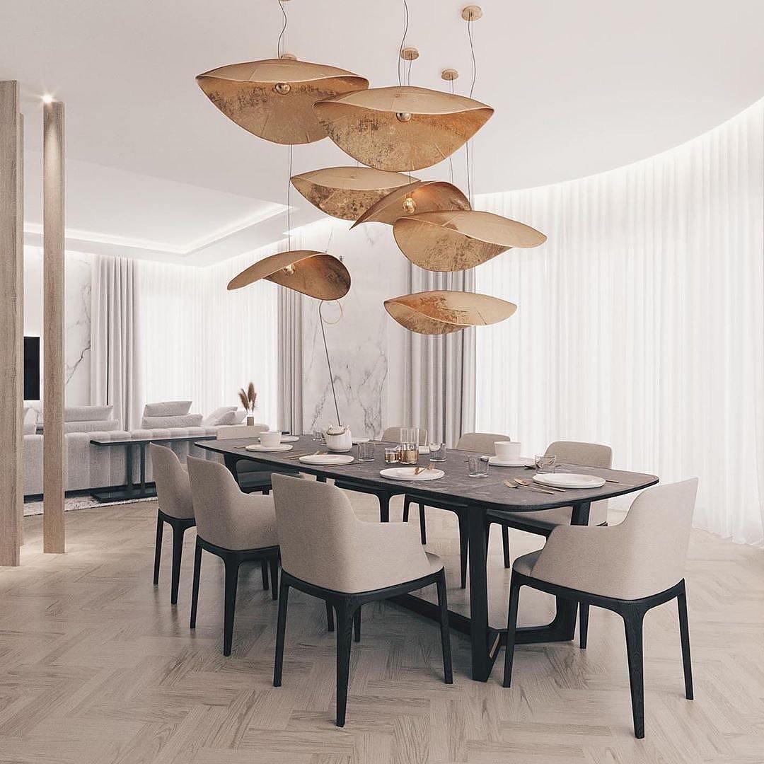 Naniv Brass Shade Hammered Pendant Light