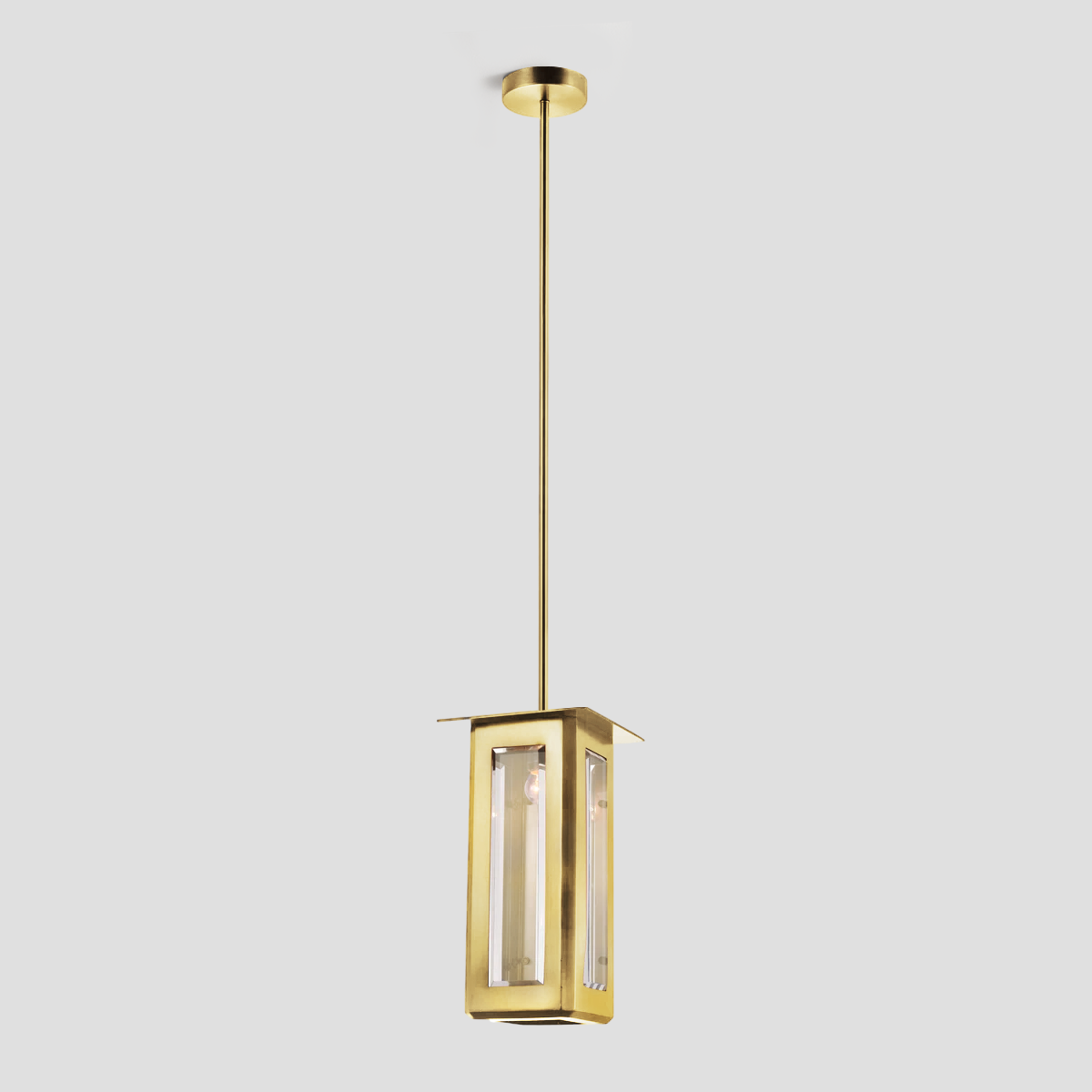 Baluster Rectangle Pendant Light