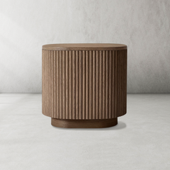 Mulho Wood Square Side Table