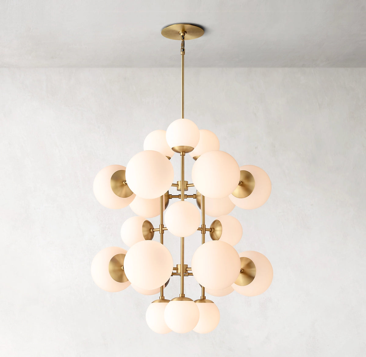 Anna Circle Tall Chandelier