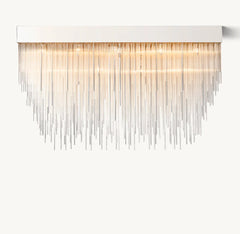 CASCADA RECTANGULAR CHANDELIER 54"