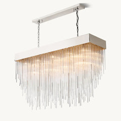 CASCADA RECTANGULAR CHANDELIER 54"