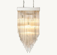 CASCADA SQUARE CHANDELIER 30"