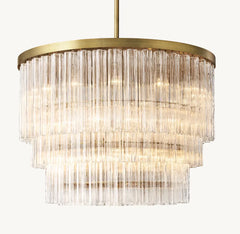 CIELO THREE-TIER ROUND CHANDELIER 48"