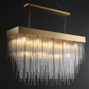 Cascade Square & Rectangular Chandelier D 20'' 30'' 54''