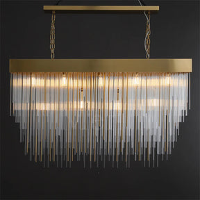 Cascade Square & Rectangular Chandelier D 20'' 30'' 54''