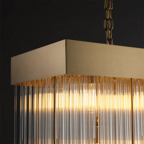 Cascade Square & Rectangular Chandelier D 20'' 30'' 54''