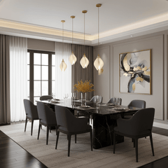 Galaxy Celeste Flora Crystal Spiral Chandelier